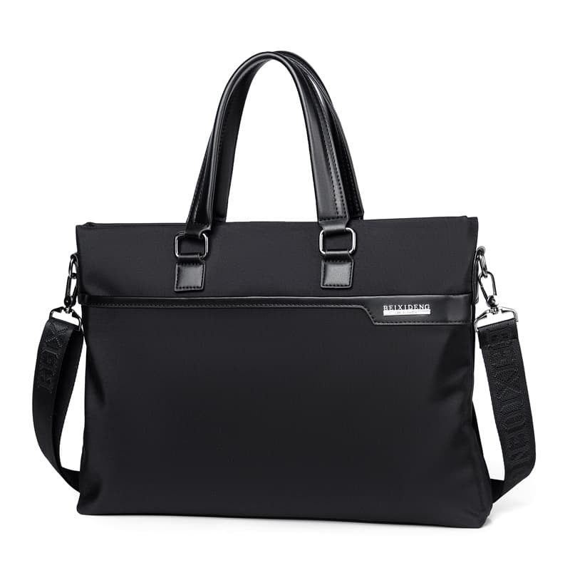 ブリーフケース プレミアム二層式ナイロンビジネストートバッグ
