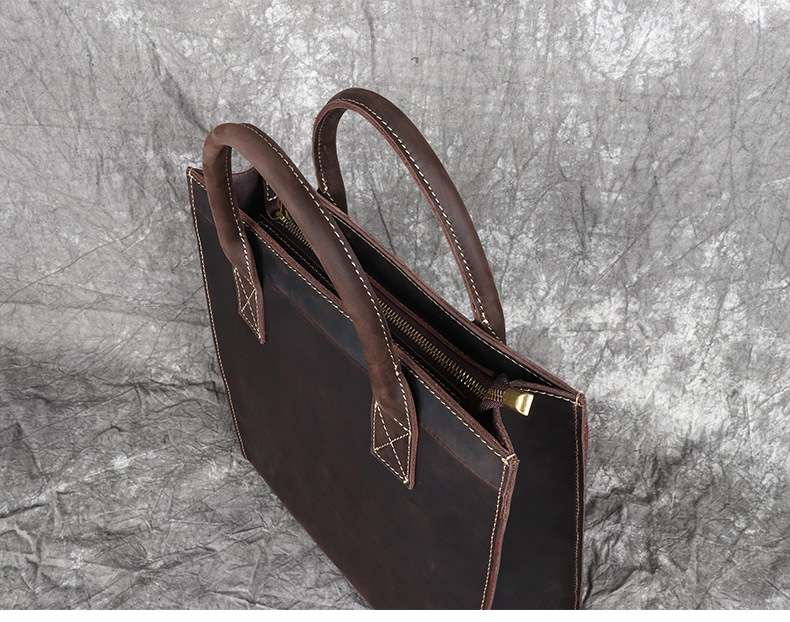 職人手縫い本革トートブリーフケース