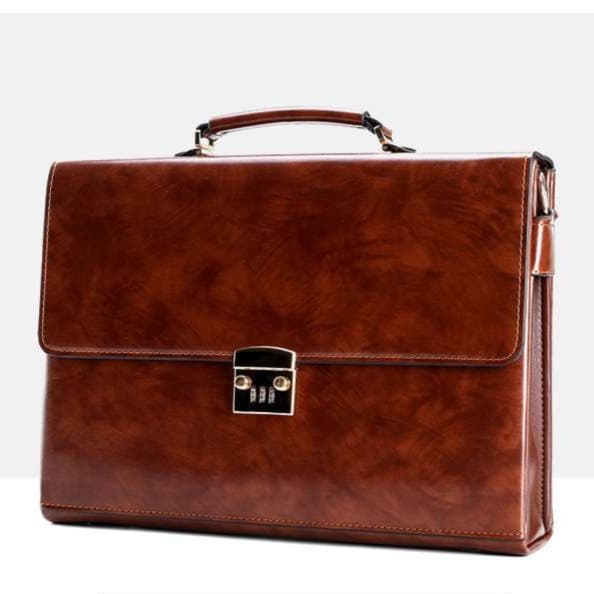 伝統職人仕上げ本革ブリーフケース