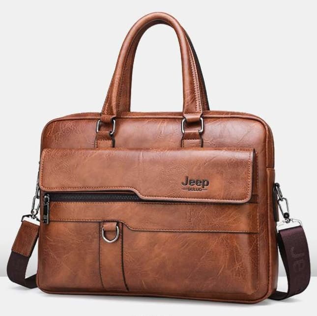 上質本革スタイリッシュブリーフケース