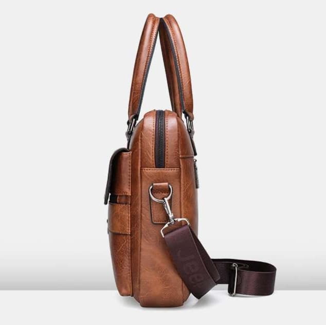 上質本革スタイリッシュブリーフケース