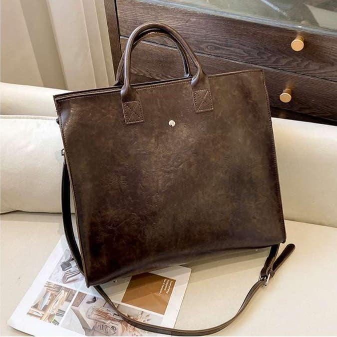 高級風合い牛革ブリーフケース