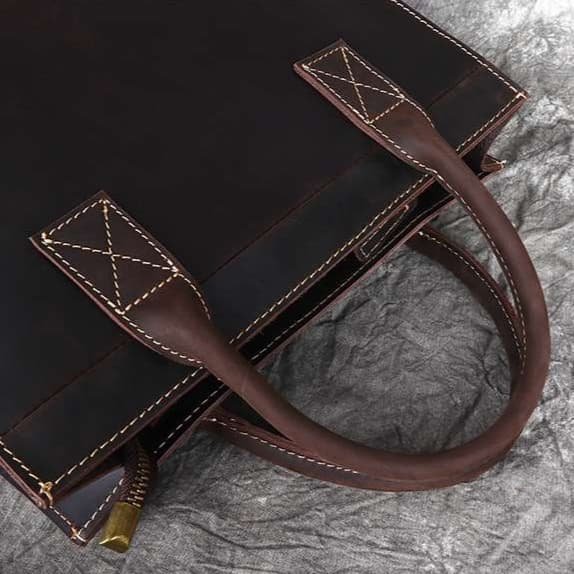 職人手縫い本革トートブリーフケース