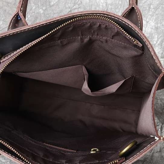 職人手縫い本革トートブリーフケース