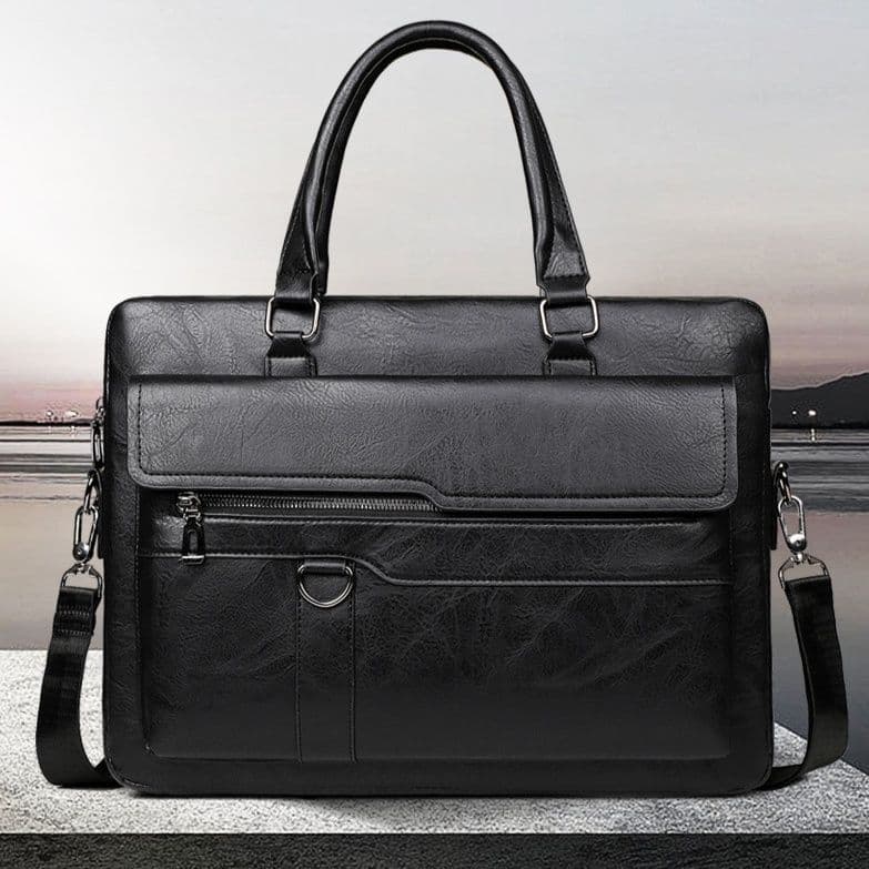 ブリーフケース 高級本革多機能二層式ブリーフケース