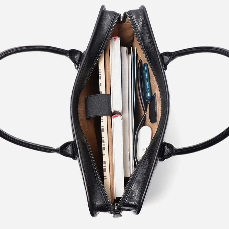 ブリーフケース 高級本革ビジネストートバッグ