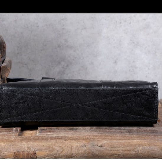 ブリーフケース 本革製多収納ポケット付きビジネス鞄