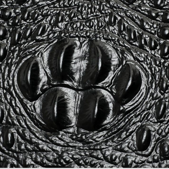ブリーフケース クロコダイル型押し本革ビジネス鞄