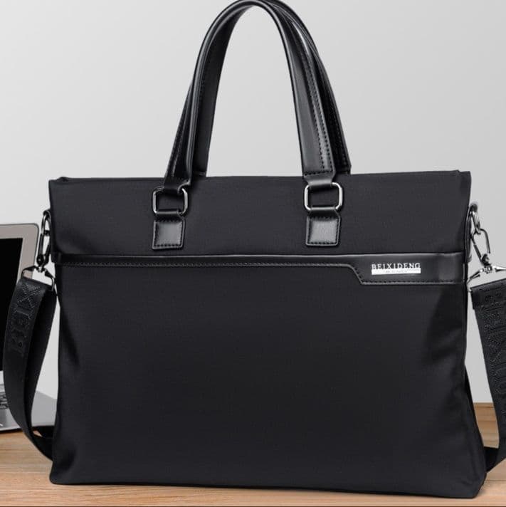 ブリーフケース プレミアム二層式ナイロンビジネストートバッグ