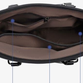 ブリーフケース プレミアム二層式ナイロンビジネストートバッグ