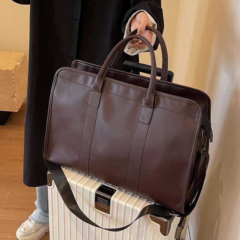 クラシカル本革ビジネスブリーフケース