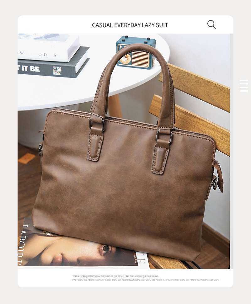 ビジネスシーンを彩る上質レザーブリーフケース