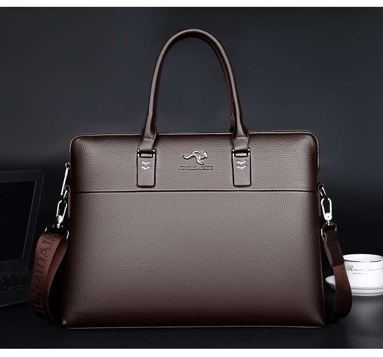 ブリーフケース 高級レザービジネスバッグ