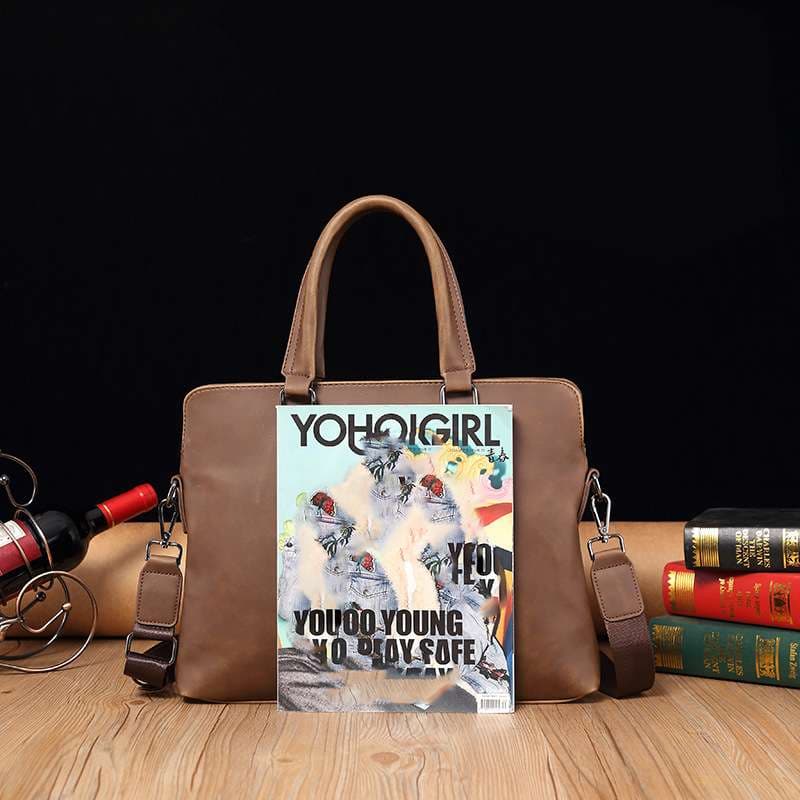 職人技が光る上質レザーブリーフケース