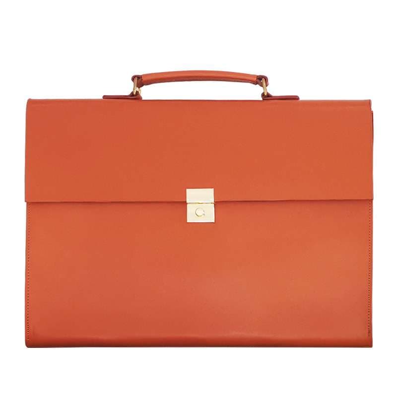 クラシック本革ビジネスブリーフケース