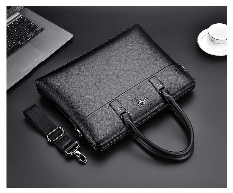 ブリーフケース 高級レザービジネスバッグ