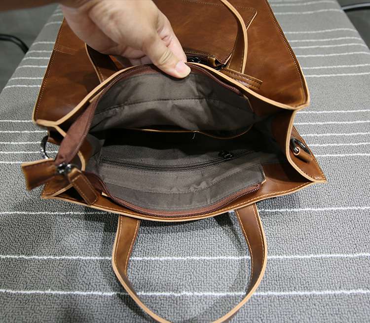 クラシカルな本革シンプルブリーフケース