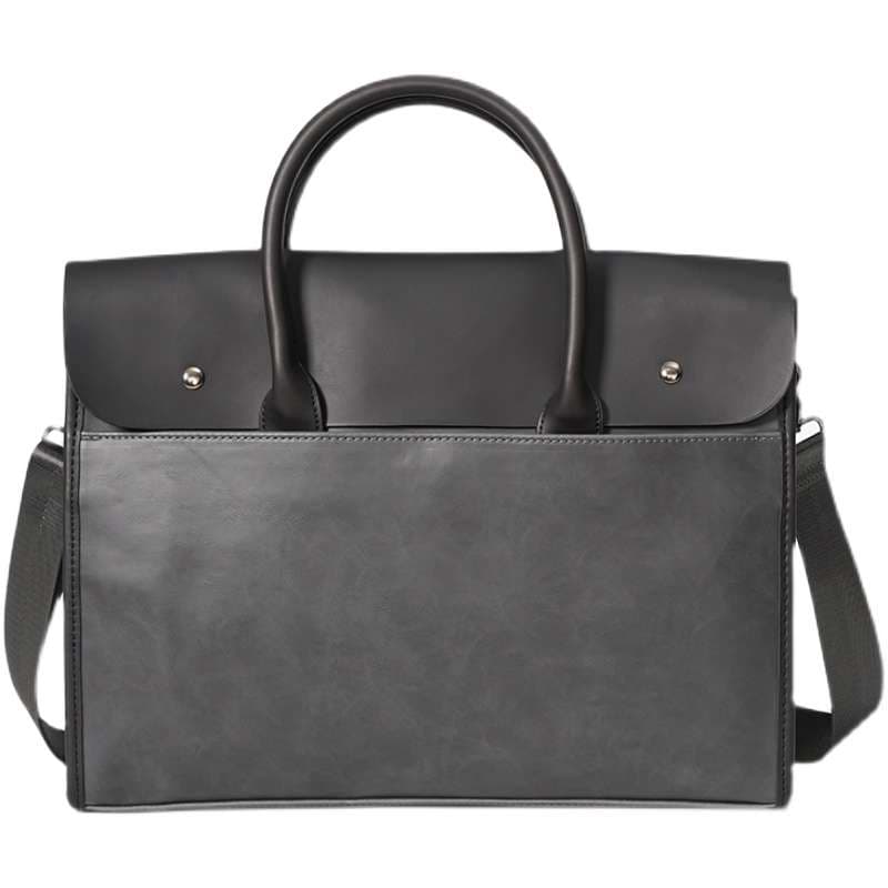 高級感漂う二色使いビジネスバッグ