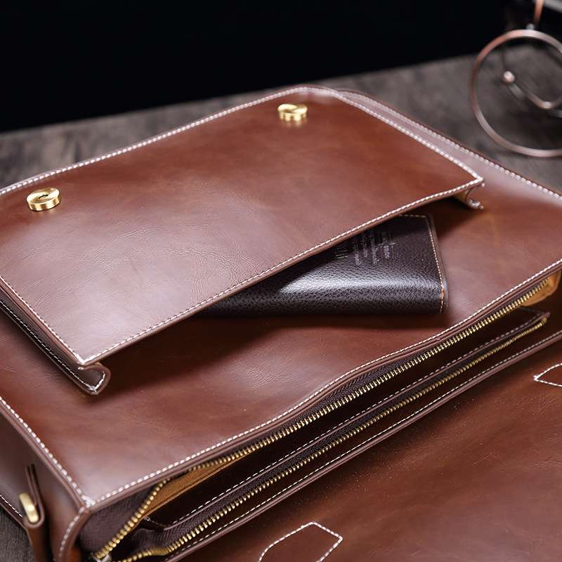 職人が作る本革クラシックブリーフケース