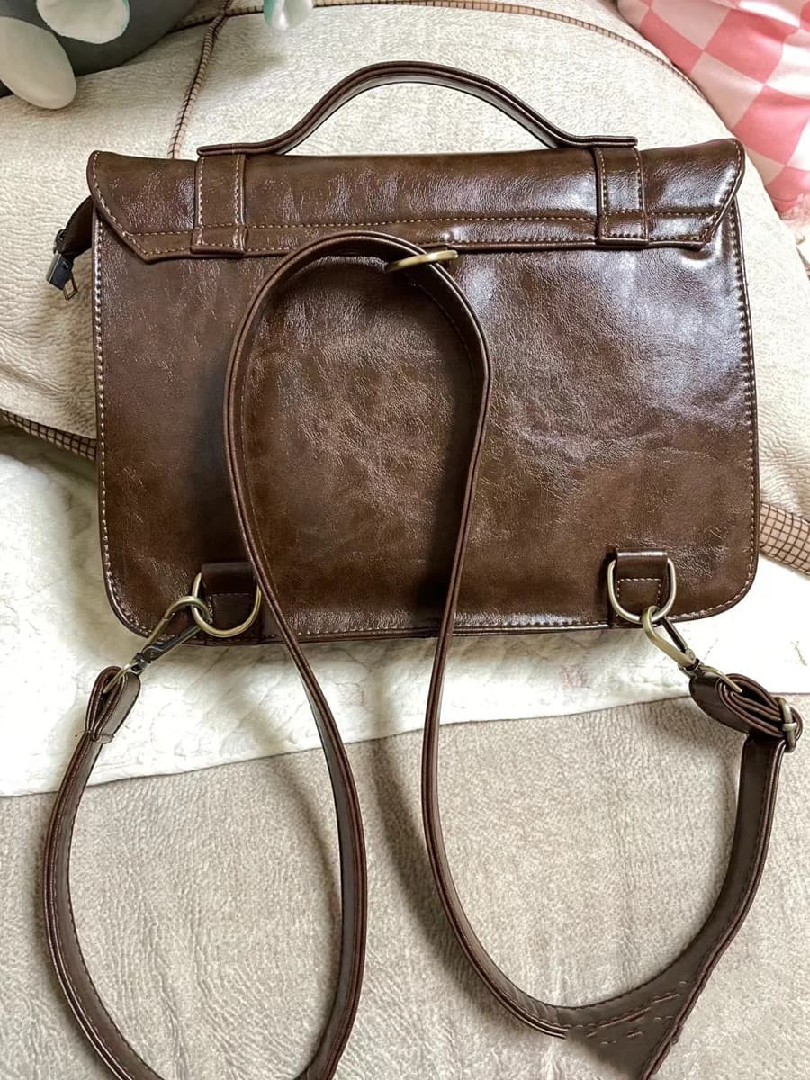 ブリーフケース 職人技の2wayレトロ書類鞄