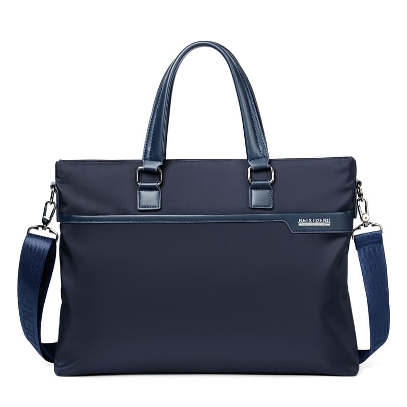 ブリーフケース プレミアム二層式ナイロンビジネストートバッグ
