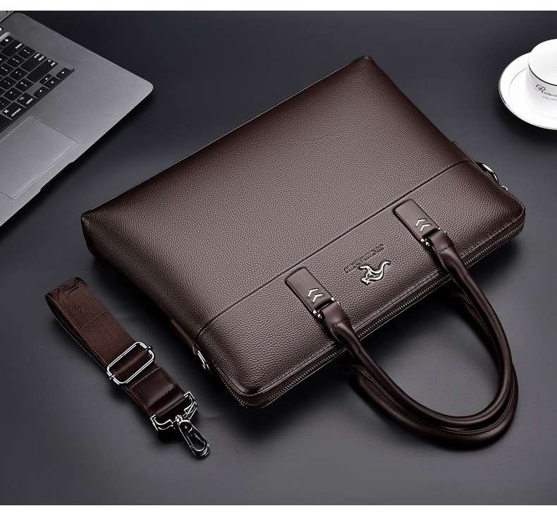 ブリーフケース 高級レザービジネスバッグ