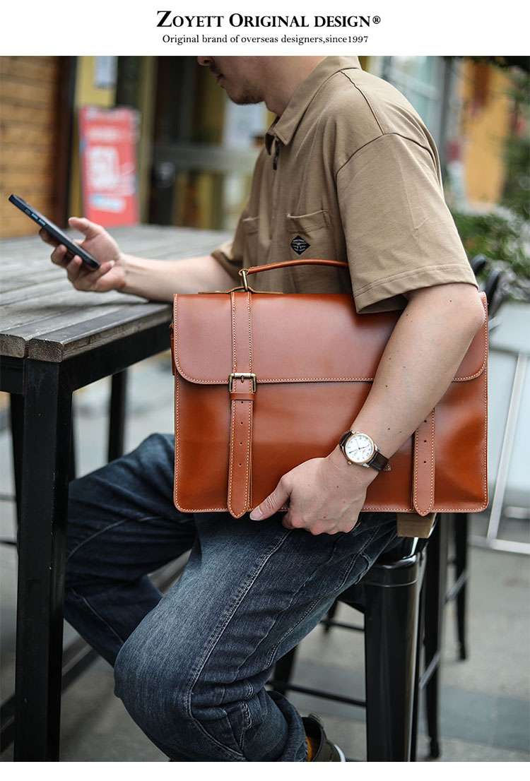 クラシック紳士のビジネスバッグ