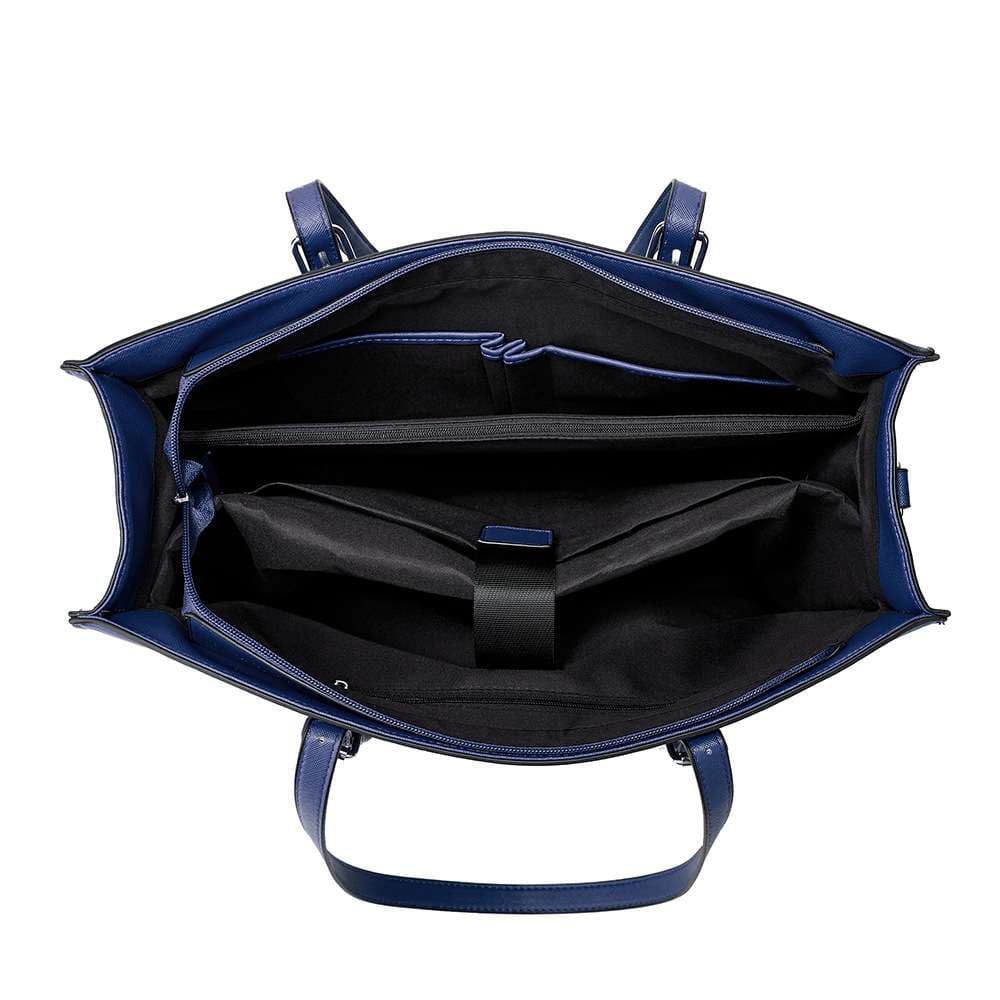 ブリーフケース シンプル上質レザービジネスバッグ