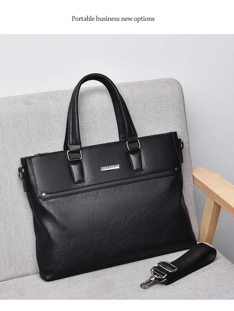 ブリーフケース 上質ビジネストートバッグ