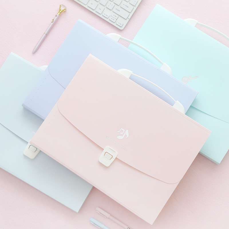 音符デザイン かわいいブリーフケース