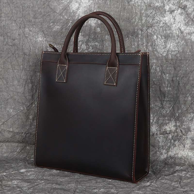 職人手縫い本革トートブリーフケース